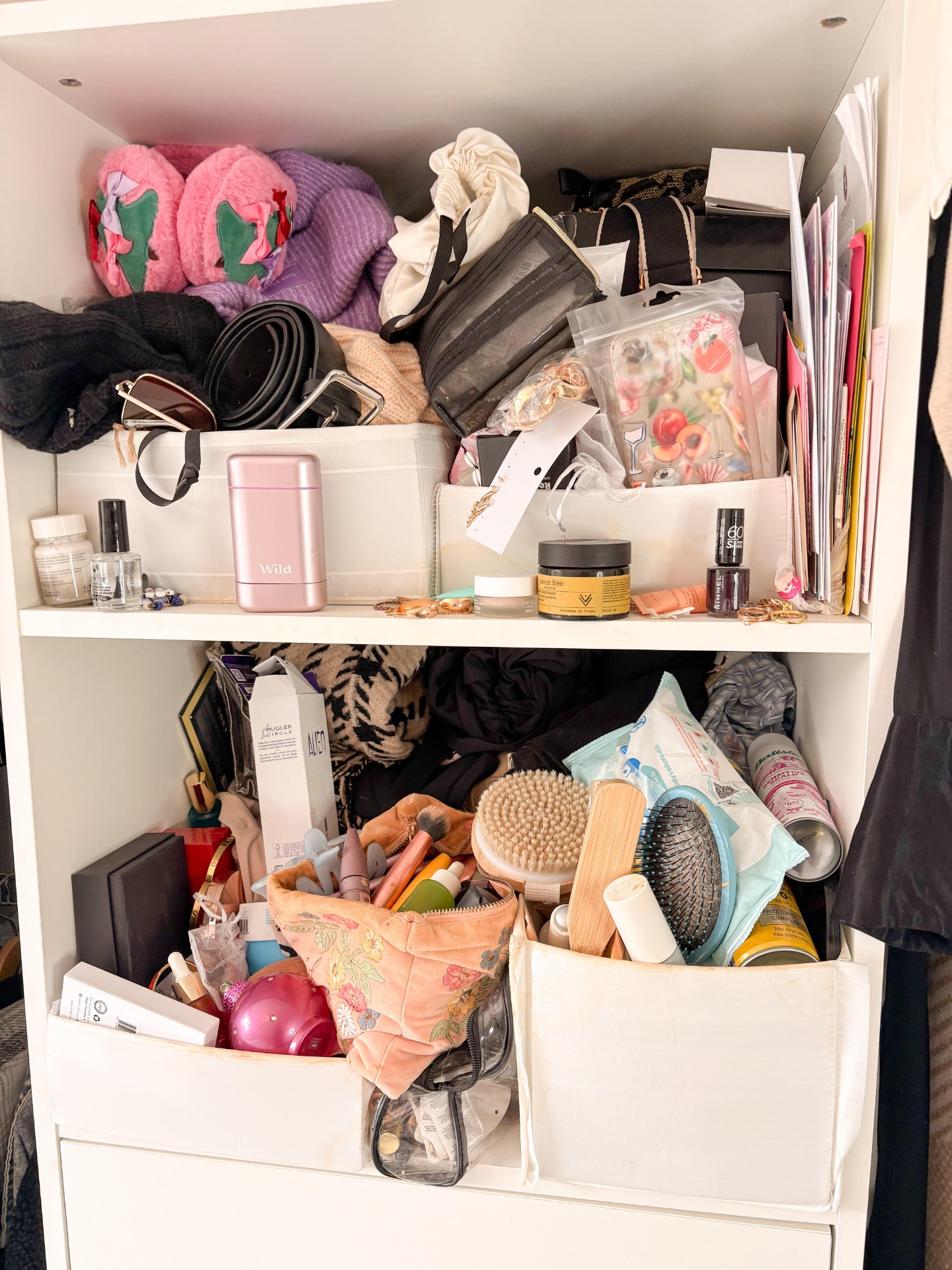 Dressing room cupboard, edited and reset. before