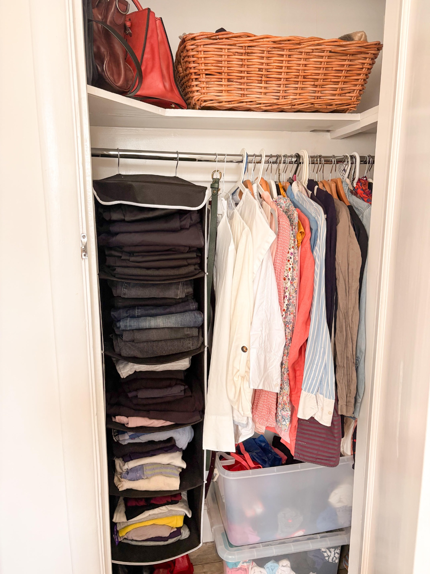 Primary wardrobe, edited and restyled. after