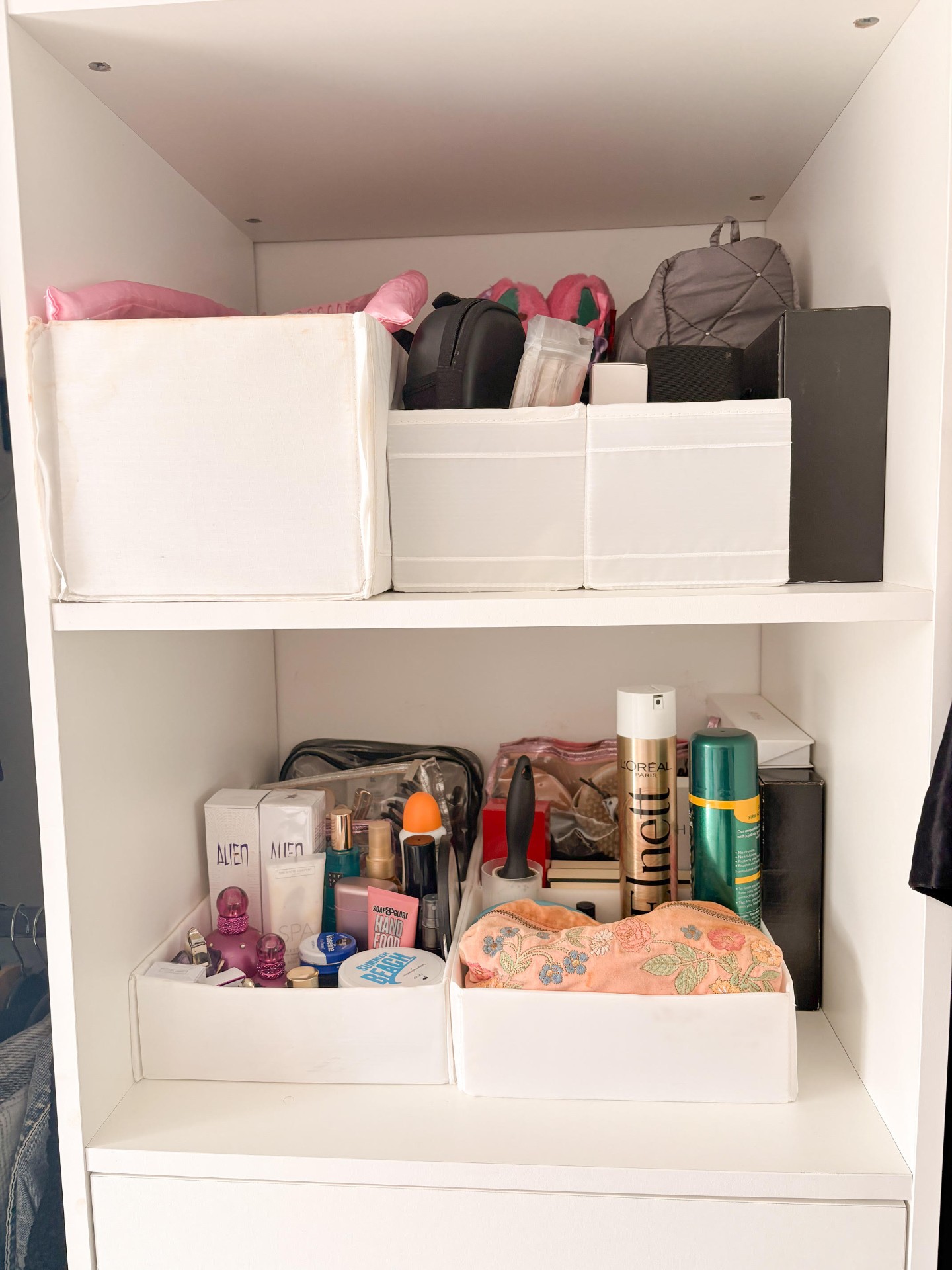 Dressing room cupboard, edited and reset. after